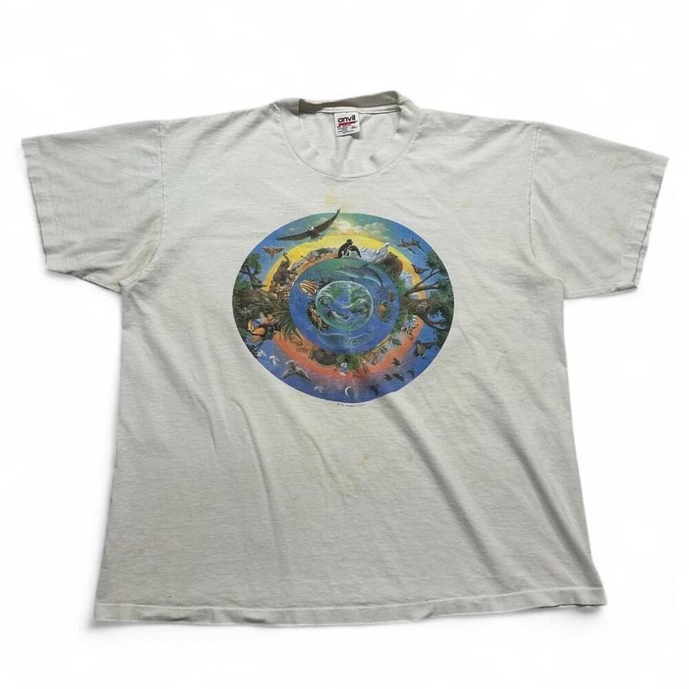 Vintage 1994 anvil wildlife earth